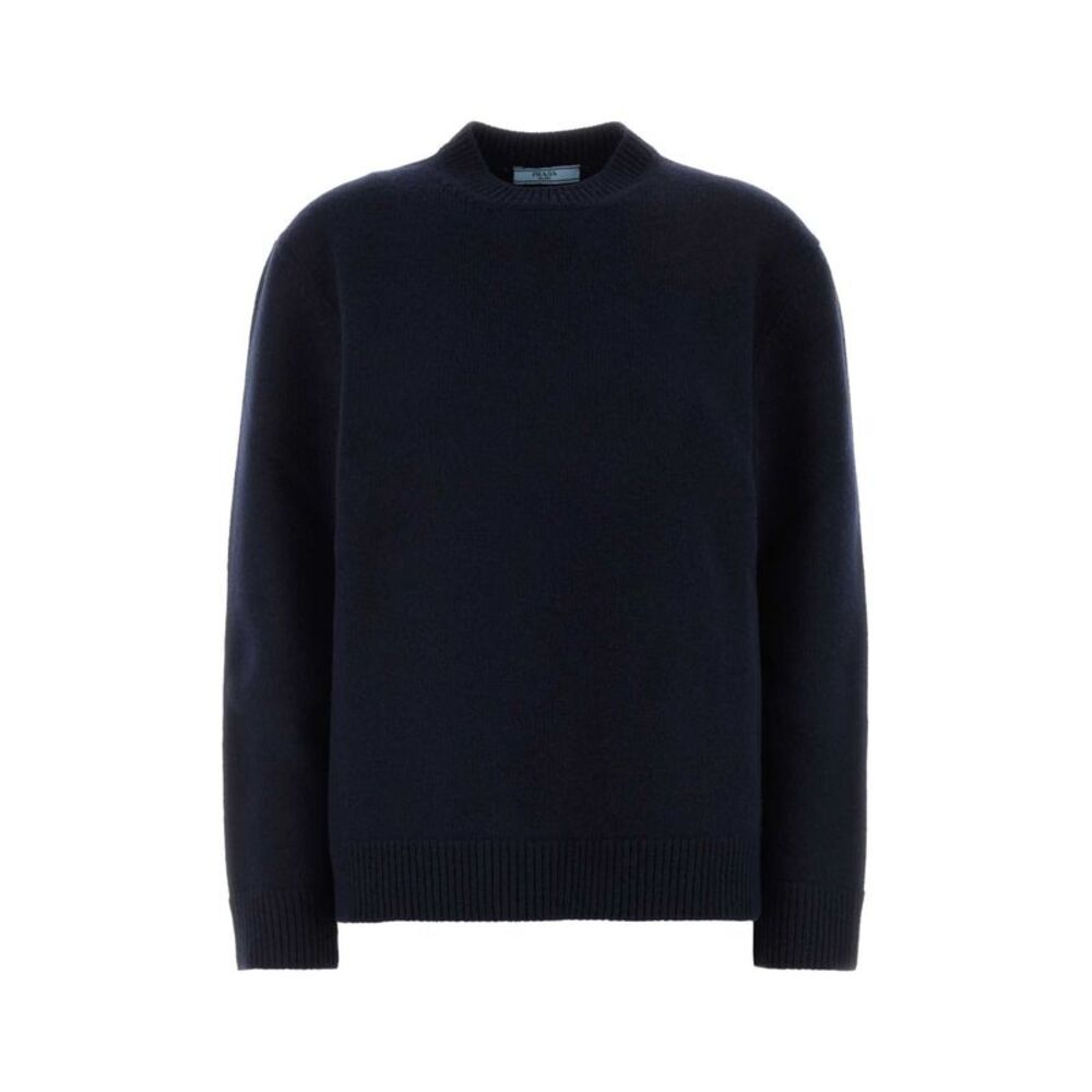 Prada Women Navy Blue Wool Sweater